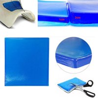 Motorcycle Seat Gel Pad Comfortable Soft Cushion Shock Absorption Mat Blue Motorbike Scooter Motorcycle Motor Seat Cushion Pads