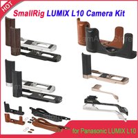 SmallRig LUMIX L10 Camera Accessory Kit Genuine Leather Case L-Bracket Thumb Grip Hand Grip for Panasonic L10 Mirrorless Camera