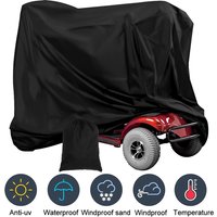 Abdeckung für Mobilitätsroller, wasserdichte Aufbewahrungsabdeckung für Rollstühle, 190D Oxford-Stoff, Regenschutz vor Staub, Schmutz, Schnee, Regen, Sonnenstrahlen