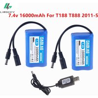 7.4v 16000mAh Battery for T188 2011-5 T888 V007 H18 C18 Remote Control RC Fishing Bait Boat Spare Parts