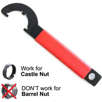 tool Lifesaving nut wrench Multi function combination wrench with non slip rubber handle Locknut and Reinstall carbon steel