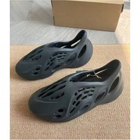 Adidas Originals Yeezy Foam Runner Men and Women "Onyx" EVA Slippers Anti-slip Waterproof and Dirty Resistant Practical Sneakers