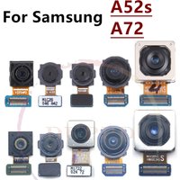 Front Rear Camera For Samsung Galaxy A72 A725F A52S A528B Frontal Selfie Wide Back Facing Main Camera Module Flex Cable Part