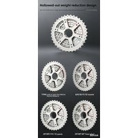 TTPROBicycle Flywheel 8/9/10/11/12 Speed Bike Cassette 36T/40T/42T/46T/50T/52T MTB Road Bike Freewheel