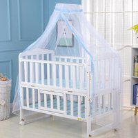 Summer Universal Encrypted Mesh Hole Crib Baby Mosquito Net Mesh Dome Bedroom Curtain Nets Newborn Infants Canopy Repellent Tent