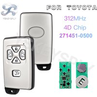 For Toyota Estima Vellfire Alphard Smart Key Fob 5 Buttons 4D Chip 312MHz FSK Circuit Board 271451-0500