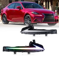 LED RGB Daytime Running Light for Lexus IS250 IS350 IS200t IS300 ISF 3IS 2014-2016 Colorful DRL Assembly (Not Fit 2017-2020)