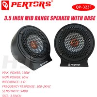 2pcs Car Audio 3.5 Inch Control Instrument Panel Midrange Tweeter Speakers For Car 3.5'' Mid Ranger Treble Speaker With Base