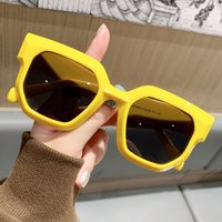 1Pc Women's Sunglasses, New Style, Large Frame, High-End, Stylish, Trendy, Suitable for Square and Round Faces, Holiday Gift, Da