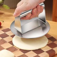 Stainless Steel Smash Burger Press Hamburger Non-Stick Meat Press Plate Heavy Duty Patty Maker & Smasher Mold for BBQ