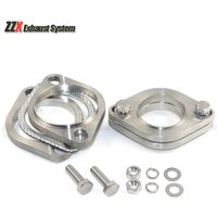 Car accessories Welded flange for exhaust pipe Stainless steel High strength heat and corrosion resistance Two hole flange kit