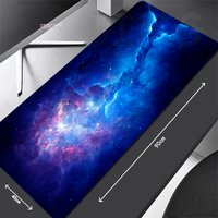 Space Mouse Pads Locking Edge Gaming Mousepad Gamer Mouse Mat Keyboard Mats Desk Pad Mousepads XXL 90x40cm For Computer