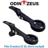 ODINZEUS Front Computer Stand Gopro Mount Speedometer GPS/Garmin/Bryton/Wahoo Inserts Fits Creston IC Sl Aero Cockpit