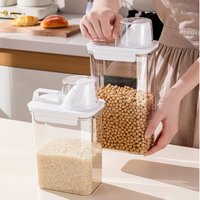 Household Rice Storage Bucket Insect Proof Moisture-Proof Sealed Container for Grains Pet Food Miscellaneous Storage Box