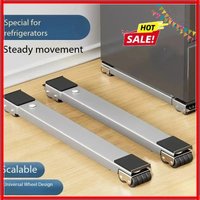 New adjustable stainless steel shockproof rack for washing machines and refrigerators 45-70cm rust-resistant supports up to300kg