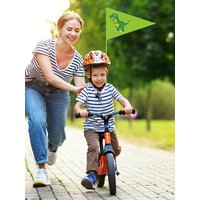 AliExpress NONE Adjustable Height Bicycle Flag Waterproof Kid Bicycle Safety Flags With Flagpole Bicycle Trailer Flag Outdoor Leisure Riding