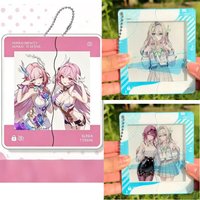 Game Honkai: Star Rail Elysia Firefly Kafka Cosplay Keychain Acrylic Pendant Key Chain Decor Ornam ent Backpack Decoration