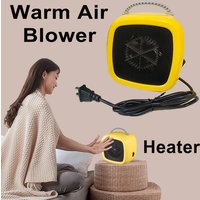 Household Small Heater Mini Desktop Fan Heater Button Switch With Handle Winter Heating Warmer Power Office Dedicated Heater