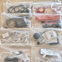 10pcs Travel Storage Bags Multifunctional Storage Cosmetic Bags Travel Toiletry Bags Zipper Pouch for Sorting Clothes Organizers
