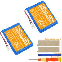 PS3 Controller Battery,2380mAh LIP1359 Replacement Battery for Sony Playstation 3 Dualshock 3 CECHZC2E CECHZC2U Controller&USB
