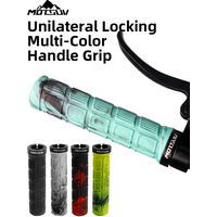 AliExpress MOTSUV Mountain Bike Handlebar Grips Dual Color Aluminum Alloy Locking Rubber Anti Slip Ergonomic Design for Road Cycling Comfortable