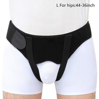 Man Inguinal Groin Support Inflatable Removable Compression Pads Pain Relief Adjustable Adult Hernia Belt Hernia Bag With 2