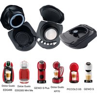 ICafilas Adapter for Dolce Gusto PICCOLO XS/Genio S Machine Lumio DG325 Coffee Maker Filter Pod Espresso Coffeeware