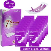 7D Whitening Strips Remove Yellowing Purple Teeth Strips Brightening and Whitening Strip Teeth Whitening Tools