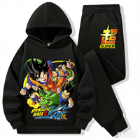 DragonBall hoodie 100-160 Size 3-14 Years Kids Goku Hoodie Boys Girls Anime Cosplay Costume Clothes Ideal Daily Outdoor Wear