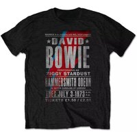 David Bowie Print T-shirt Rock High Street Short Sleeve Y2k Vintage Tops Casual Loose Streetwear O Neck Fashion T Shirts Unisex