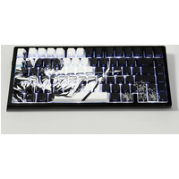Anime Platycodon Cherry Key Cap Set PBT 130 Key Side Engraved Light Transmission for 60/84/98/108 Mechanical Keyboard ISO