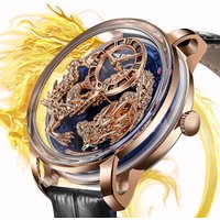 PINDU Design NEW Golden dragon Dial Men Mechanical Watch Sapphire Waterproof toplevel Automatic Mechanical Watch M2791B Movement