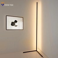 Lampadaire RVB avec musique, lumière d'ambiance debout pour chambre et salon, 16 millions de documents Proxy, division moderne