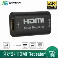 4K*2K HDMI-compatible Repeater Extender Amplifier Booster Joiner Adapter Booster Over 4.95Gbps Signal HDMI-compatible Extender