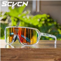 AliExpress SCVCN Hiking Eyewear Sports Glasses for Men MTB Bike Bicycle Sports UV400 Hunting Driving Cycling Glasses Fashion Sunglasses
