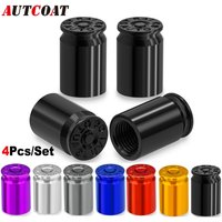 AliExpress AUTCOAT 4PCS Tire Valve Stem Caps for Car Tires Universal Stem Covers for Car Leak Proof Stem Cover for SUV Truck Bicycle Motorcycles