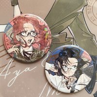 The Guy She Was Interested in Wasn't A Guy At All Anime Costumes Badges Pins Mitsuki Koga Women Brooch Cosplay Brooches for Bag