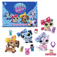 LPS G7 Bobblin Pets Niespodzianka Różne Figurki Zwierzątek z PVC, Mini Figurki z Ruchomą Główką, Plastikowe Kolekcjonerskie Lalki Zabawki dla Dziewczynek