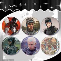 Aerion T-Targaryen B-Brightflame Laser Badge Creative Pins Brooch for Bag Clothes Hat Decor Gifts Fans Collect
