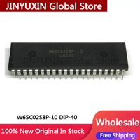 1Piece W65C02S8P-10 W65C02S8P DIP-40 microcontroller chip IC Chip In Stock Wholesale