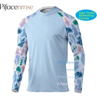 Summer Men Fishing Clothing UV Protection Men Clothing Breathable Anti-mosquito Sport Clothes