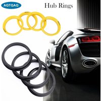4pcs Car Plastic Wheel Hub Centric Rings center Bore 73.1-57.1 66.6-57.1 73.1-60.1 73.1-66.6 67.1-60.1 73.1-56.1 73.1-54.1 Black