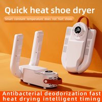 Sèche-chaussures réglable avec minuterie intelligente, séchage rapide, désodorisant, arabisant, chauffe-chaussures ménagers