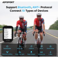 iGPSPORT BSC300-T GPS Bike Computer Touch-screen Wireless Cycling Navigation with Global Colorful Map 20H Battery Life