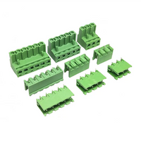 5/10Pairs 2EDG 5.08mm Pitch Screw Terminal Blocks 2/3/4/5/6/7/8/9/10/12 Pin Male Plug Female Socket PCB Connector 5.08 mm