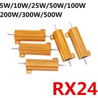 RX24 100W RX24 200W RX24 300W RX24 500W Aluminum Power Metal Shell Case Wirewound Resistor AEAK