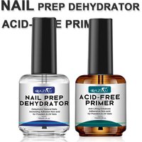 QAZIXU 1/2 Stück 15 ml Nagelgrundierung, Nagelvorbereitung, Dörrgerät, Basisgrundierung, Gel, erste Nagelgel für Maniküre-Werkzeuge, Nagelkunst-Design-Werkzeug