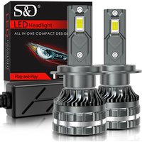 30000 H7 Led Canbus Car Headlight Bulbs 260W H1 H3 H4 Led Lamp H8 H11 HB3 9005 HB4 9006 9012 HIR2 30pcs led CSP 12V 24V 6000K