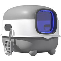 Cat litter box, dome structure closed cat litter box, cat toilet with shovel, with cat litter scoop, 40*39*56cm