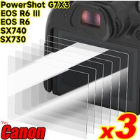1/3 pcs Tempered Glass for Canon EOS R6 III R6 PowerShot G7X3 SX740 SX730 Screen Protector Anti-Scratch Camera Protective Film